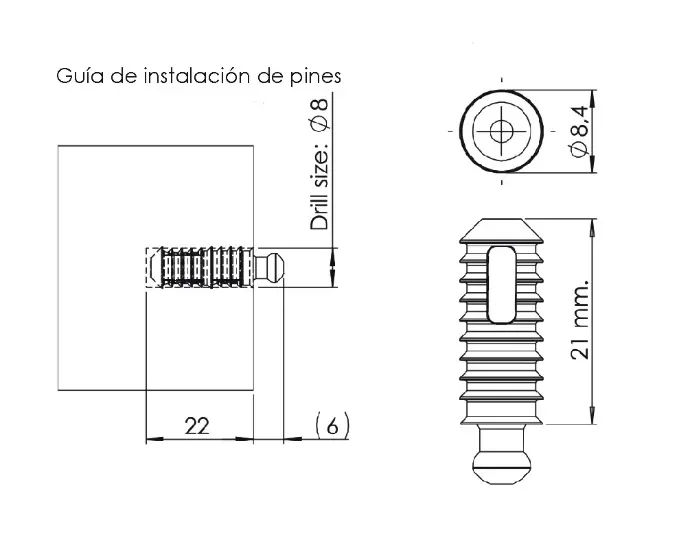 SerieMatt Conex90 pines