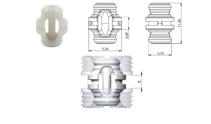 Macho para separación 3mm